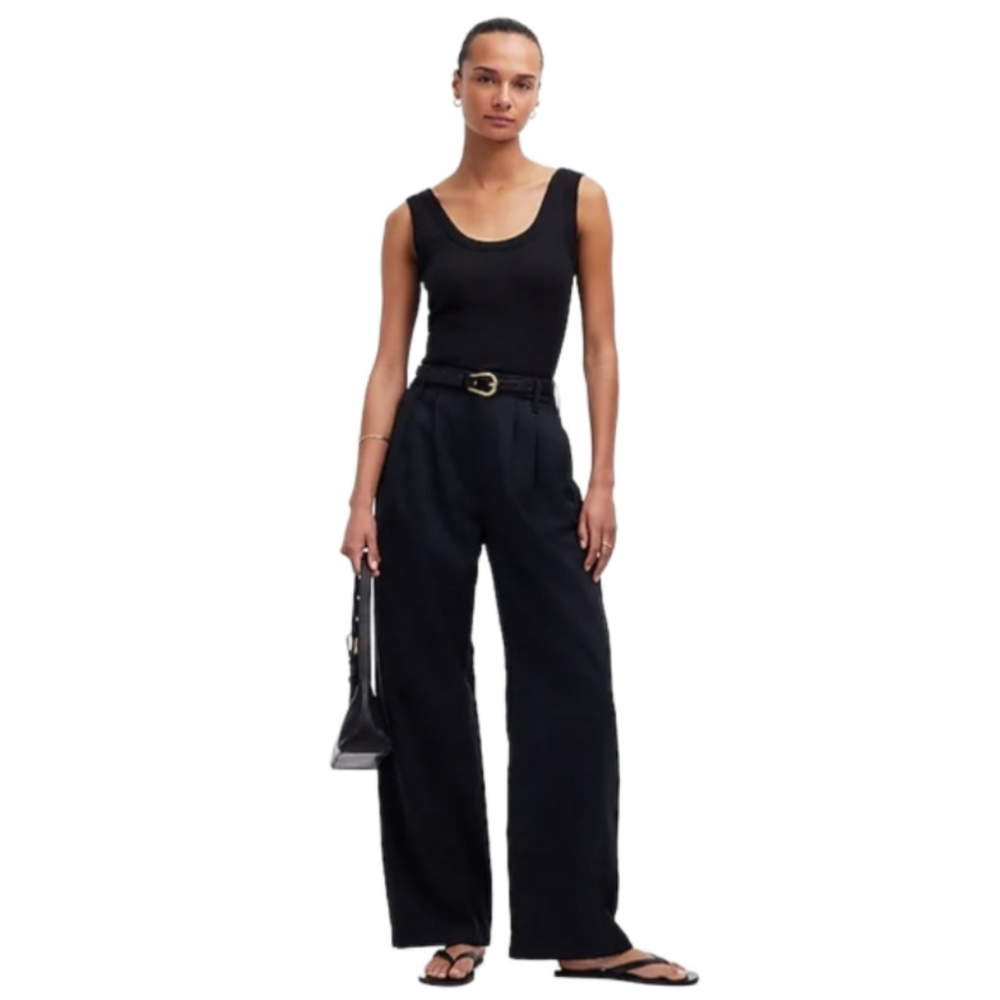 Madwell The Harlow Wide-Leg Pant NWT Sz 12 Tall NG521